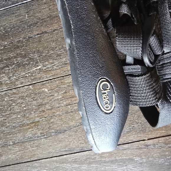 Chaco Black Strappy Sandals for Women - Picture 5 of 6